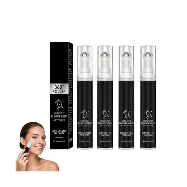 Sérum à bille 360° pour éliminer les taches sombres, corriger les taches brunes, éclaircir lhydratation en profondeur, absor ...
