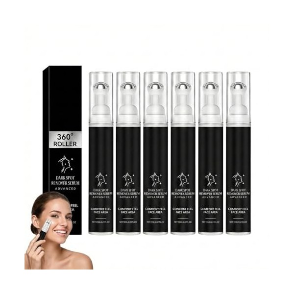 Sérum à bille 360° pour éliminer les taches sombres, corriger les taches brunes, éclaircir lhydratation en profondeur, absor ...