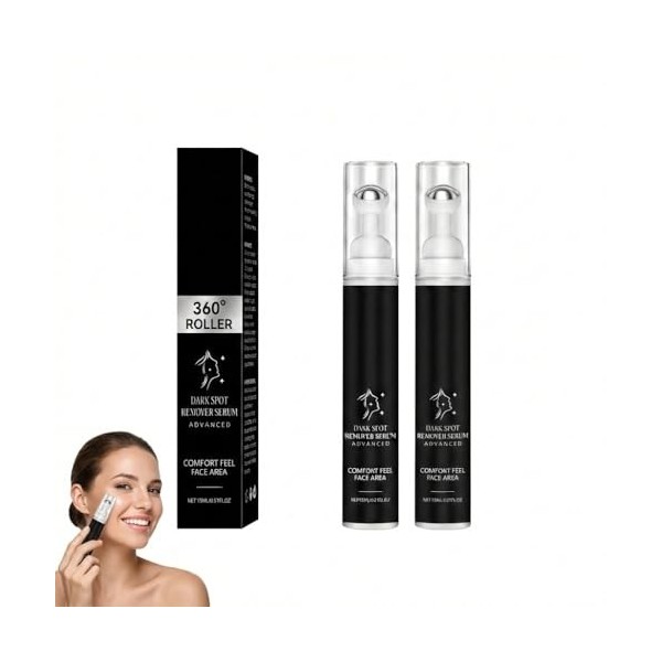 Sérum à bille 360° pour éliminer les taches sombres, corriger les taches brunes, éclaircir lhydratation en profondeur, absor ...