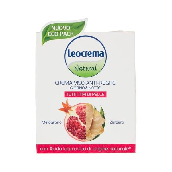 Leocrema Crème visage anti-rides jour et nuit 50 ml