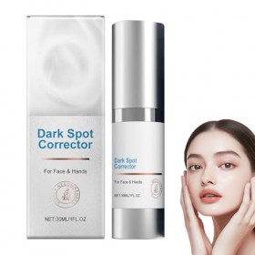 Correcteur de taches brunes, crème éclaircissante pour peaux foncées, crème blanchissante anti-taches de rousseur, avec techn...