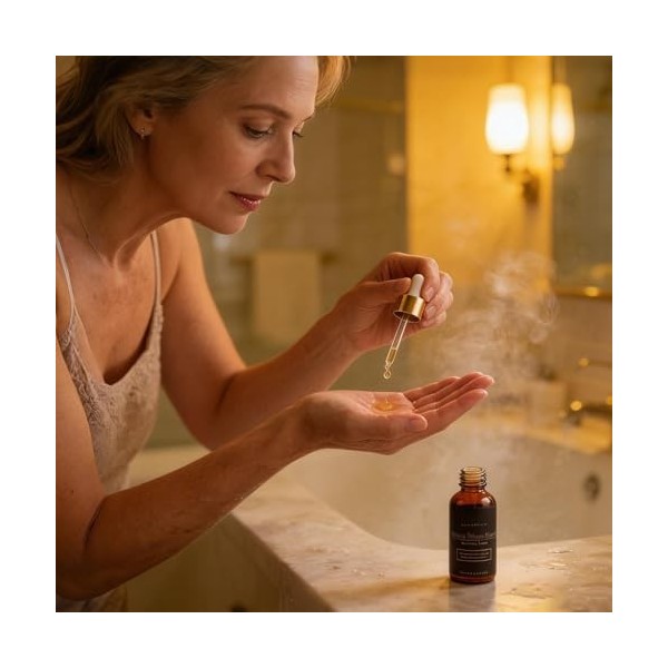 Lissage Cutané, Concentré Repulpant 30ml, Soin Hydratation Intense, Pour Routine Quotidienne, Soin de Nuit, Maquillage, Après