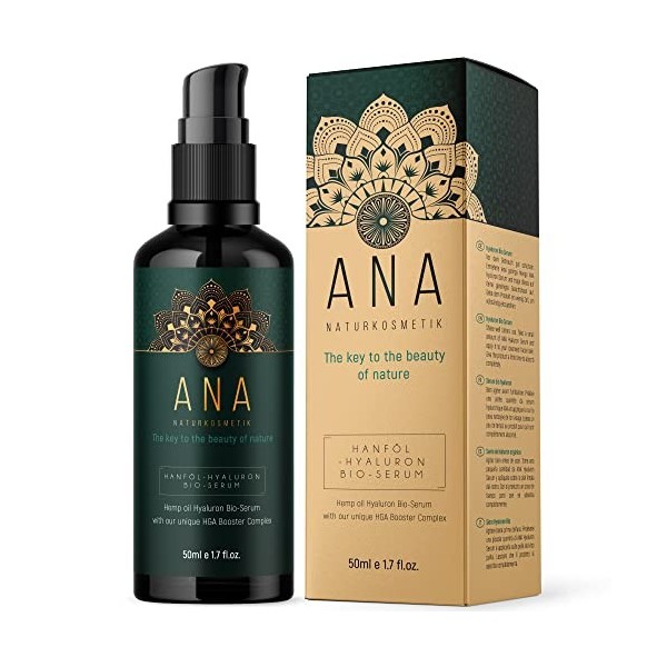 PRIX DINTRODUCTION Sérum dacide hyaluronique bio Haute concentration 50 ml Végan Crème antiâge Hyaluron Anti rides Sérum fa