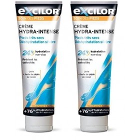 EXCILOR - Hydra-Intense - Crème Pieds Secs - Prévient lapparition de callosités - Soin des pieds - 125 ml Lot de 2 Crème Jou...