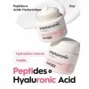Crème Visage SNP Prep Peptaronic – Hydratant tout-en-un coréen avec 6 peptides et 5 types dacides hyaluroniques pour une hyd