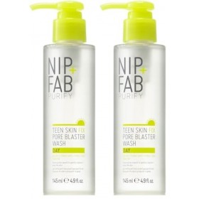 Nip+Fab Teen Skin Fix Pore Blaster Nettoyage De Jour Du Visage À LAcide Salicylique | Huile DArbre À Thé Nettoyant Purifian C...
