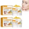Crème Pour Le Visage Au Curcuma, Crème Hydratante Naturelle éclaircissante Au Curcuma, Crème Anti-âge Pour éliminer Les Tache