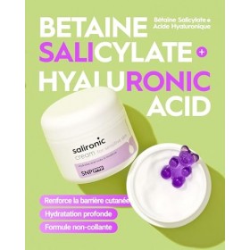 SNP Prep Salironic Crème – Hydratant visage coréen avec BHA, Houttuynia Cordata, Camomille, Squalane et Acide Hyaluronique po
