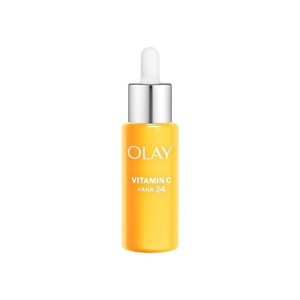 Sérum à la Vitamine C Olay pour le Visage, Soin de la Peau avec AHA et Niacinamide à 99% de Pureté. Soin Éclat avec 3 Actions