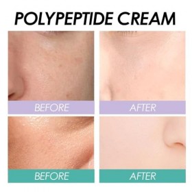 Polypeptide Cream for Facial, Crème Hydratante Antioxydante pour le Visage, Pompe à Bulles Push Down Crème Hydratante pour le
