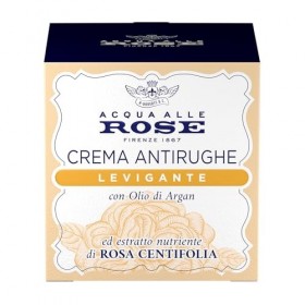 Acqua alle Rose, Crème lissante anti-rides pour le visage à lextrait de rose centifolia et à lhuile dargan - Effet anti-ri