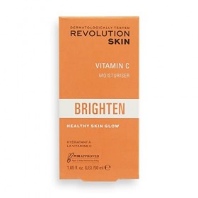 Revolution Skincare - Crème Hydratante à la Vitamine C, Teint Lumineux & Éclatant, Hydrate & Protège la Peau avec de la Niaci