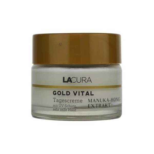 Lacura Gold Vital Crème de jour à lextrait de miel de Manuka Peau très mature 50 ml