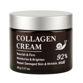 Snail Collagen Face Cream – 92% Snail Mucin, Anti-Wrinkle, Whitening & Hydrating Moisturizer for All Skin Types – 90g