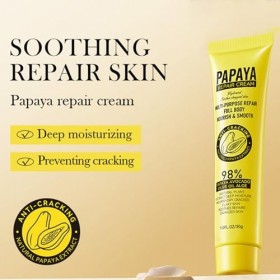 Papaya Lot de 2 crèmes blanchissantes pour le corps - Crème éclaircissante pour le corps - Pommade papaye - Crème réparatrice