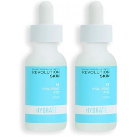 Revolution Skincare London Revolution Skin, Sérum visage à lacide hyaluronique 4X, 30ml Lot de 2 Crème Jour et Nuit