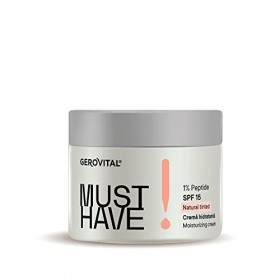 DD Crème Hydratante avec 1% de Peptides et SPF 15, Vitamine E, DD Crème Défense Quotidienne | Peau Uniforme, Protégée et Toni