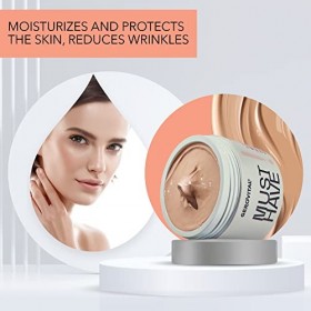 DD Crème Hydratante avec 1% de Peptides et SPF 15, Vitamine E, DD Crème Défense Quotidienne | Peau Uniforme, Protégée et Toni