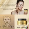 Lady Venezia – Crème Anti-Âge Femme 50 Ans – Visage, Cou et Décolleté – Soin Repulpant à l’Or Colloïdal 24K – 30 ml – Made in