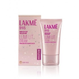 Lakme Lumi Crème hydratante avec surligneur, enrichie en niacinamide pour tous types de peaux 30 g