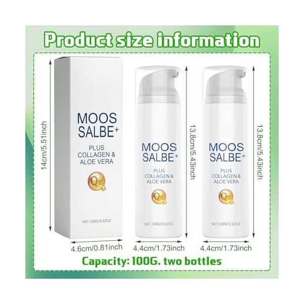 Pommade à la mousse plus pommade à la mousse pour le visage - Vainqueur du test - Crème anti-rides - Crème de mousse - Répara...