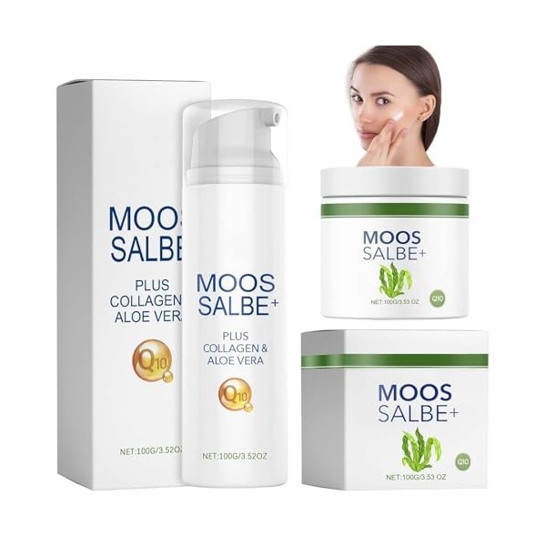 Pommade à la mousse plus pommade à la mousse pour le visage - Vainqueur du test - Crème anti-rides - Crème de mousse - Répara...