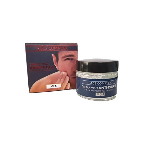 FACE COMPLEX Antirides visage acide hyaluronique vitamine A pour homme PP64