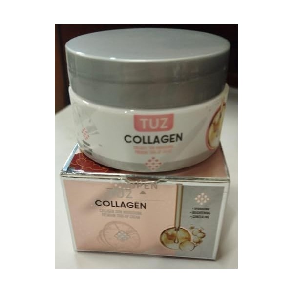 CRÈME VISAGE AU COLLAGÈNE NOURRISSANTE, HYDRATANTE ET TONIFIANTE 50 GRAMMES TUZ