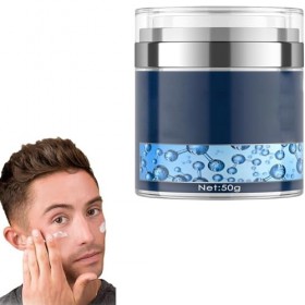 Crème Hydratante pour le Visage 6 en 1 pour Hommes Crème pour Visag-e Anti-âge Crèm-e Visage pour Homme Enrichie en Acide Hya
