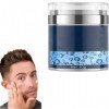 Crème Hydratante pour le Visage 6 en 1 pour Hommes Crème pour Visag-e Anti-âge Crèm-e Visage pour Homme Enrichie en Acide Hya