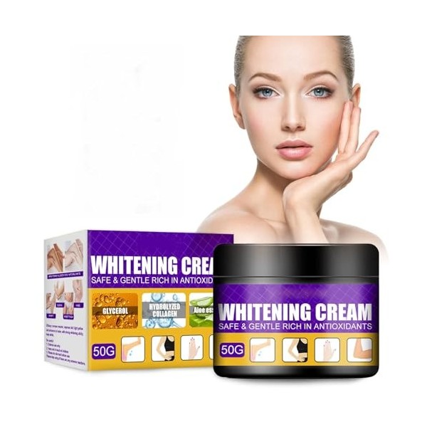 Crème Blanchissante Whitening Cream Crème Eclaircissante Sérum Éclaircissant pour les Articulations Crème Hydratante Blanchis