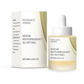 Retinol Serum Visage, serum Anti Tache visag Lisse La Peau, Réduit Les Ridules, Sérum Rétinol Hydratant, Soin Quotidien du Vi