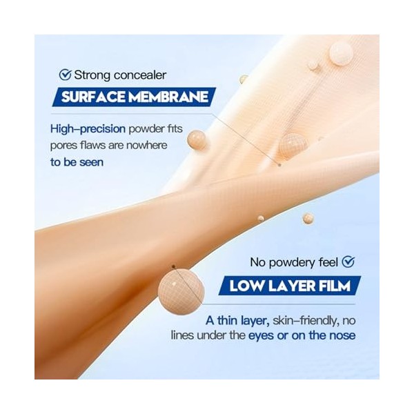 Crème De Maquillage Léger Pour Hommes | Hydratation Intense | Camouflage Des Pores & Imperfections | Teint Unifié | 2 Pièces