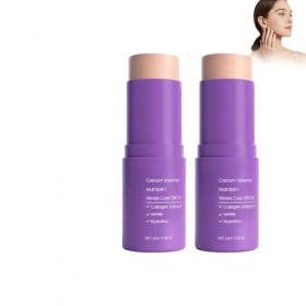Wrinkle Multi Balm Stick, Lot de 2 bâtonnets hydratants raffermissant anti-âge et raffermissant pour la peau, crème hydratant