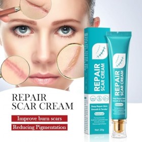 Firming&Repairing Lot de 2 crèmes réparatrices pour cicatrices chirurgicales, cicatrices perdues, convient pour les nouvelles