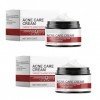 Creme Acne Visage, Crème Anti Acné, Crème Anti Boutons Visage, Creme Anti Imperfection, pour Peau à Tendance Acnéique, convie
