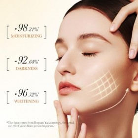 Rice Raw Pulp Essence Crème hydratante pour le visage au riz, crème éclaircissante pour le visage, anti-âge, apaise la sécher