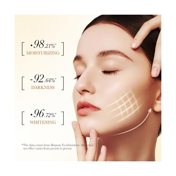 Rice Raw Pulp Essence Crème hydratante pour le visage au riz, crème éclaircissante pour le visage, anti-âge, apaise la sécher