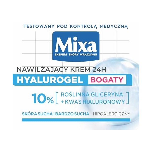 Mixa Hyalurogel Crème Hydratante 50 ml Crème Jour et Nuit
