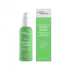 Earth Rhythm Hydratant Phyto Clear sans huile, pour peaux grasses et à tendance acnéique - 50 ML Crème Jour et Nuit