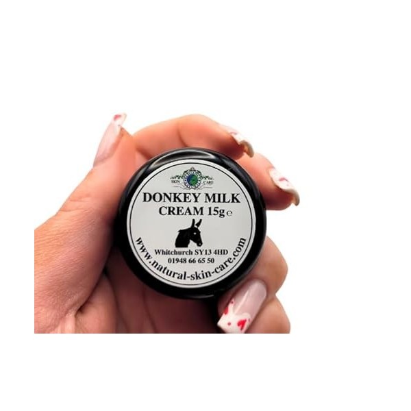 Crème hydratante au lait dânesse - Format voyage - 15 g - Idéal pour les peaux sèches et sensorielles - Eczéma, psoriasis, d ...