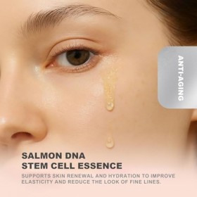 Salmon DNA Ampoule - Sérum Microneedling Booster - Sérum anti-âge Salmon Stem Cell Sérum avec PDRN pour hydrater, réduire les
