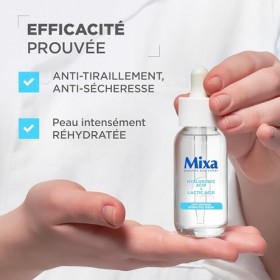 Mixa - Sérum Concentré Réhydratant - Pour Peaux Déshydratées et Sensibles - Enrichi en Acide Hyaluronique et Lactique - 30 ml