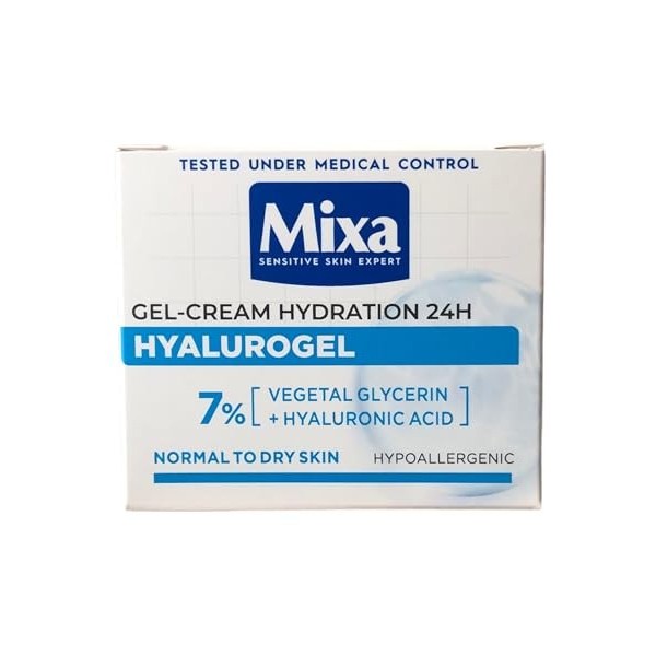 Mixa - HYALUROGEL - Intensive moisturizing cream with hyaluronic acid and glycerin