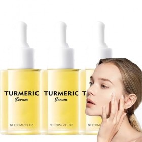 Curcuma Sérum éclaircissant pour la peau au curcuma Dark Spot Correcting Glow Sérum, réduction des rides et ridules, hydratat...