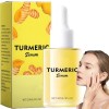 Curcuma Sérum éclaircissant pour la peau au curcuma Dark Spot Correcting Glow Sérum, réduction des rides et ridules, hydratat...