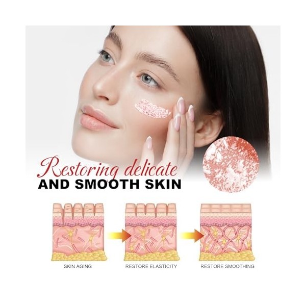 Crème rajeunissante au sang de dragon - Soin hydratant anti-âge pour réduire les rides - Crème hydratante visage pour illumin...