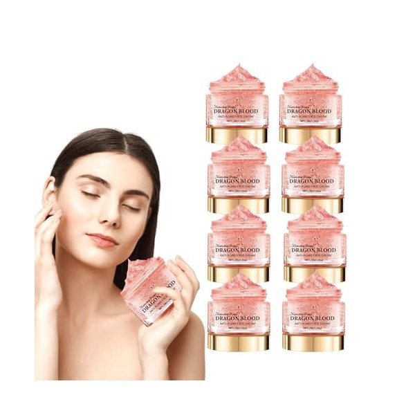 Crème rajeunissante au sang de dragon - Soin hydratant anti-âge pour réduire les rides - Crème hydratante visage pour illumin...