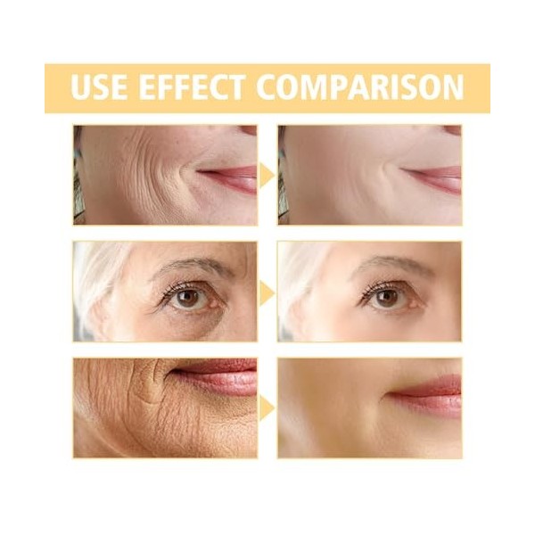 Efface-rides instantané, crème raffermissante pour la peau, sérum anti-âge instantané pour le visage, lifte et raffermit la p...