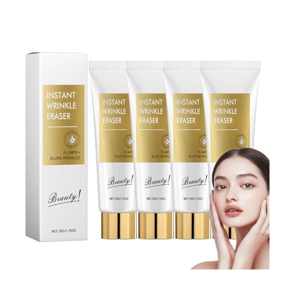 Efface-rides instantané, crème raffermissante pour la peau, sérum anti-âge instantané pour le visage, lifte et raffermit la p...